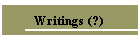 Carto the writer?